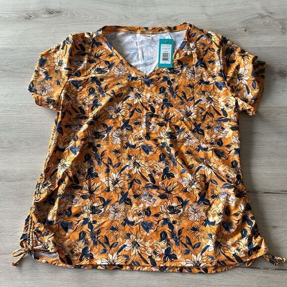 Calypsa V-Neck Adele Swim Top Garden 2X NWT IN PACKAGE - Picture 5 of 7